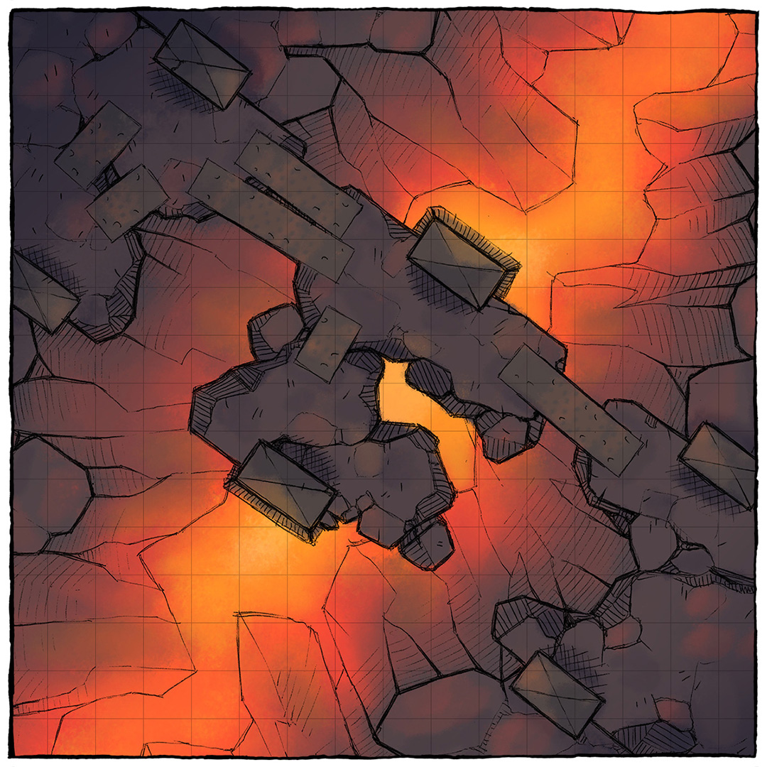You'd best watch your footing here!... - 2-Minute Tabletop