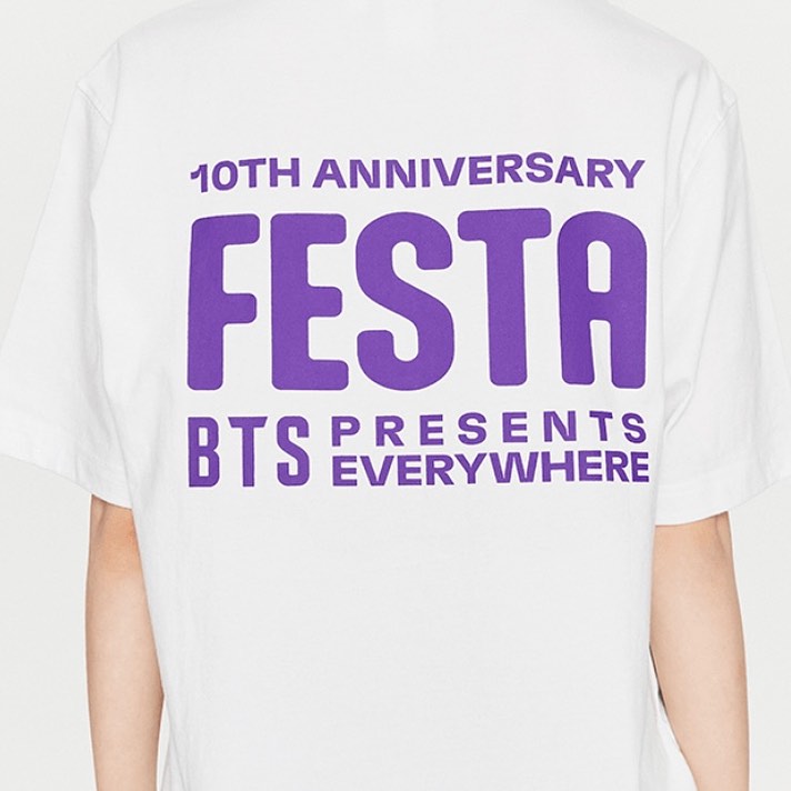 🎉 Celebrate 10 years of BTS FESTA with our exclusive T-shirt