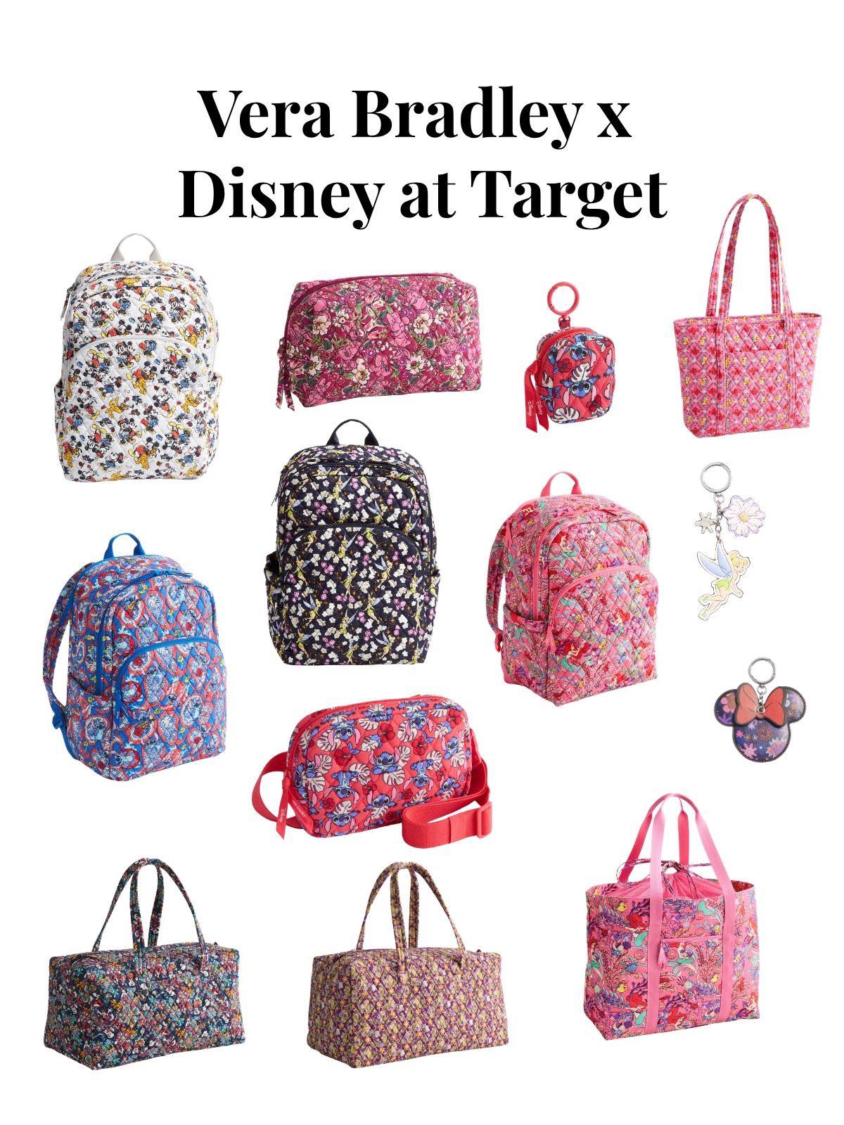 NewVera Bradley Disney collection at Target! The Rapunzel duffle