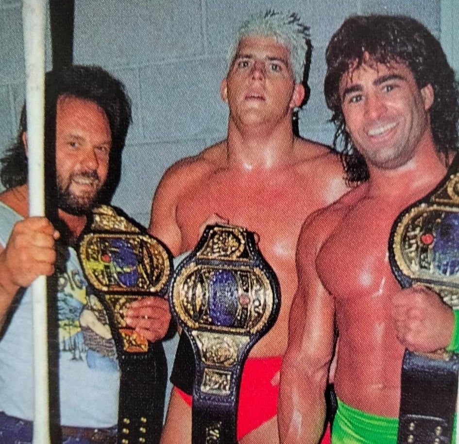 WCW World Six-Man Tag Team Champions in 1991