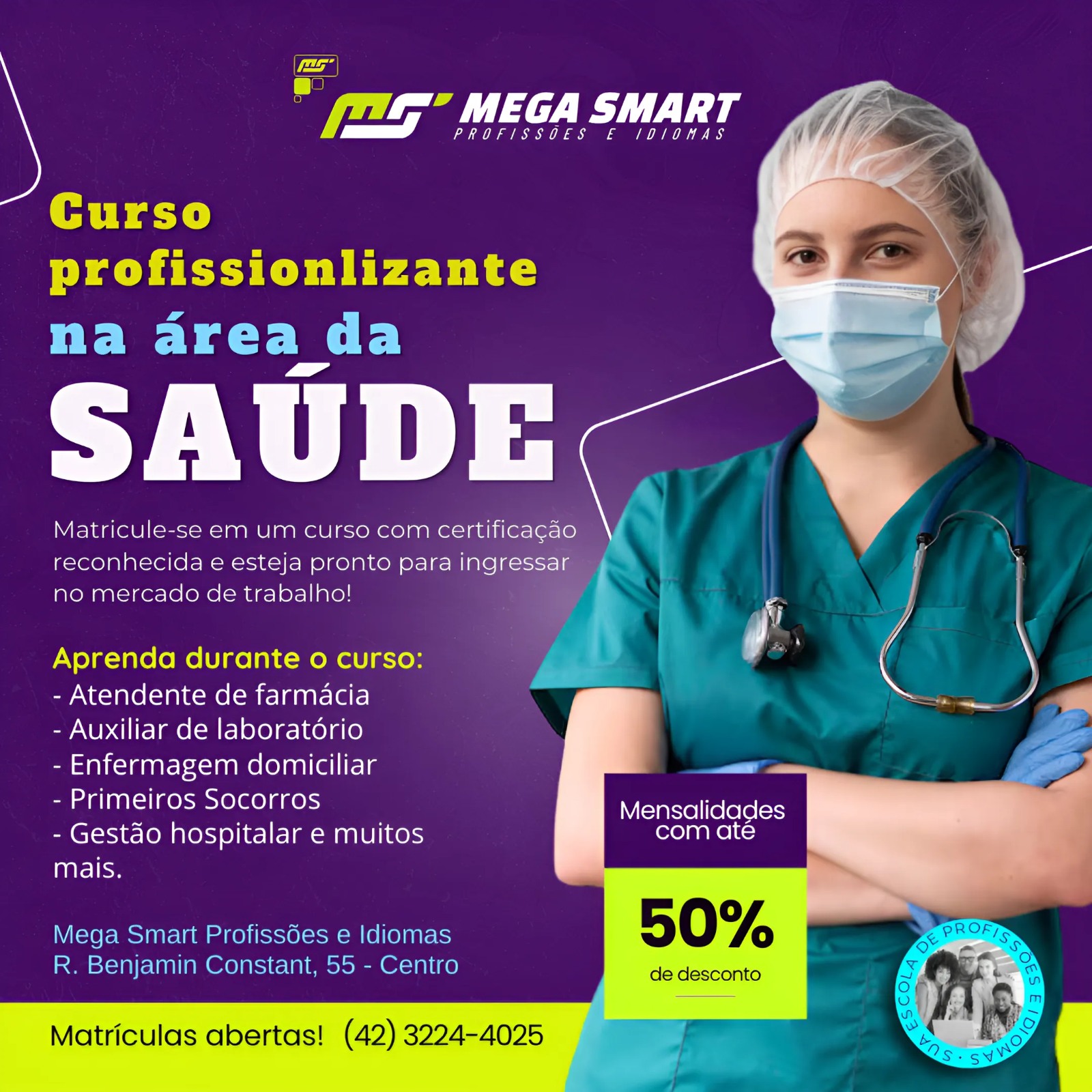 🚨 Oportunidade!... - Mega Smart - Profissões e Idiomas