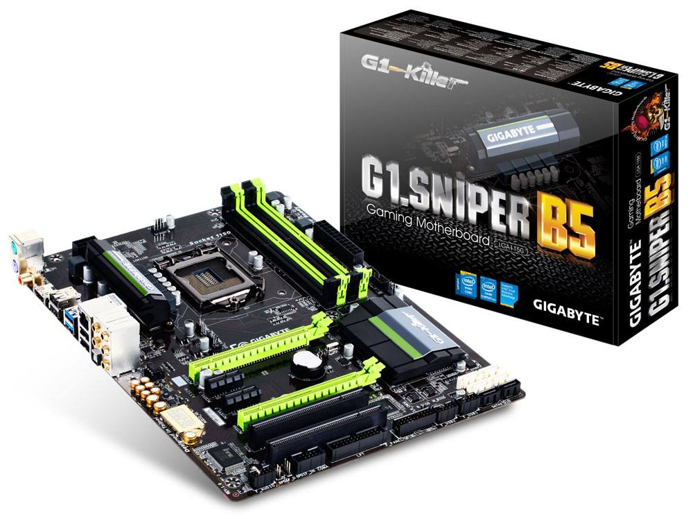 ASUS GIGABYTE MSI Gaming Motherboards Gigabyte G1 Sniper B6 (3Y