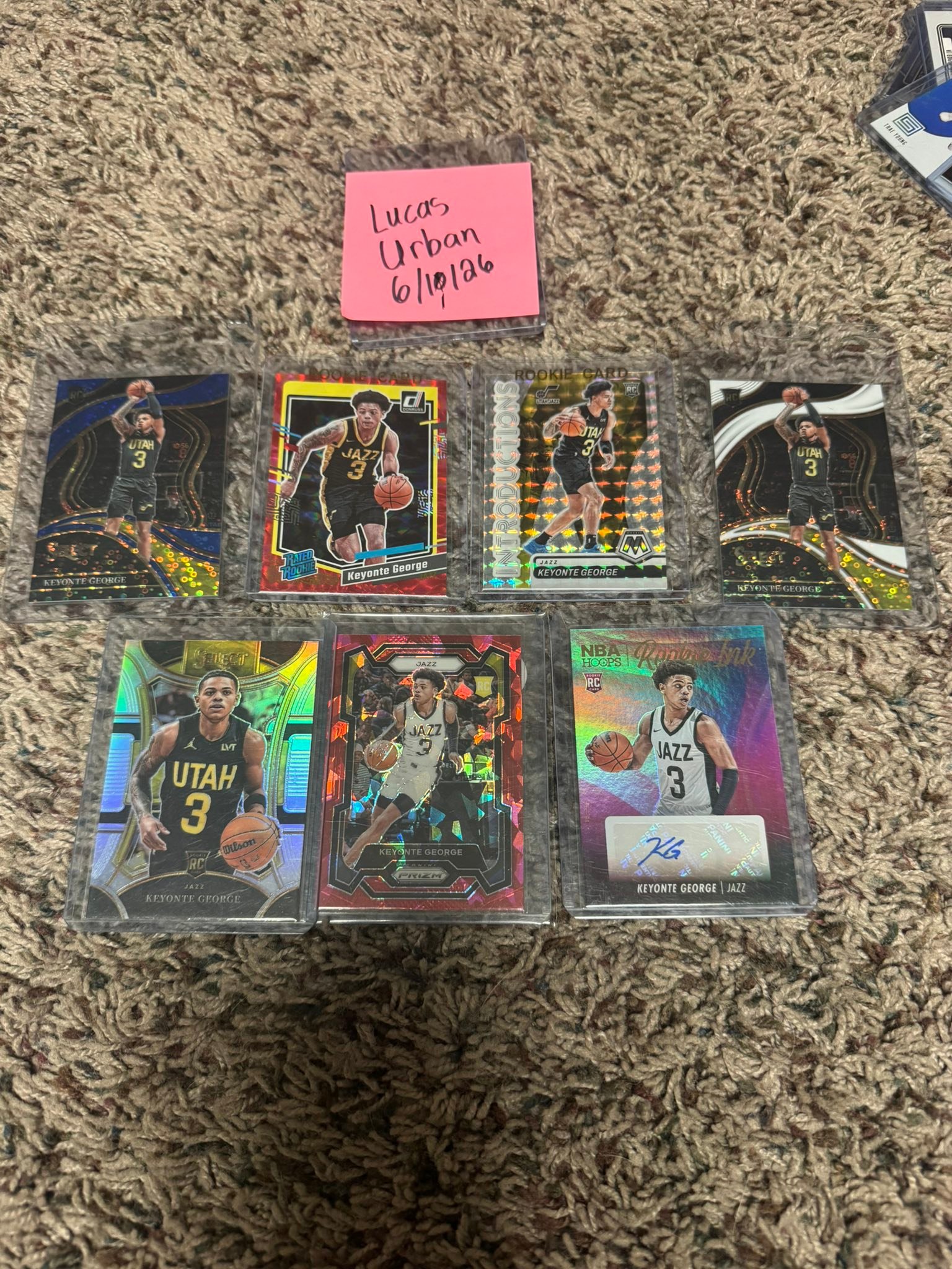 Keyonte George lot $210 shipped obo