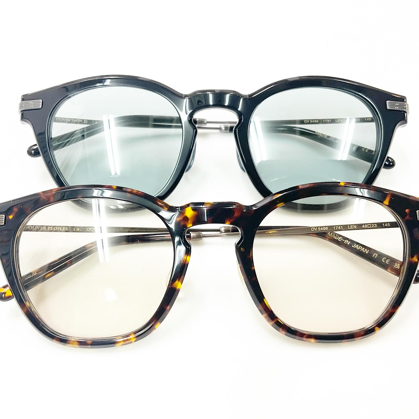 Oliver Peoples “Len” フロントにややボリュームを持たせた 
