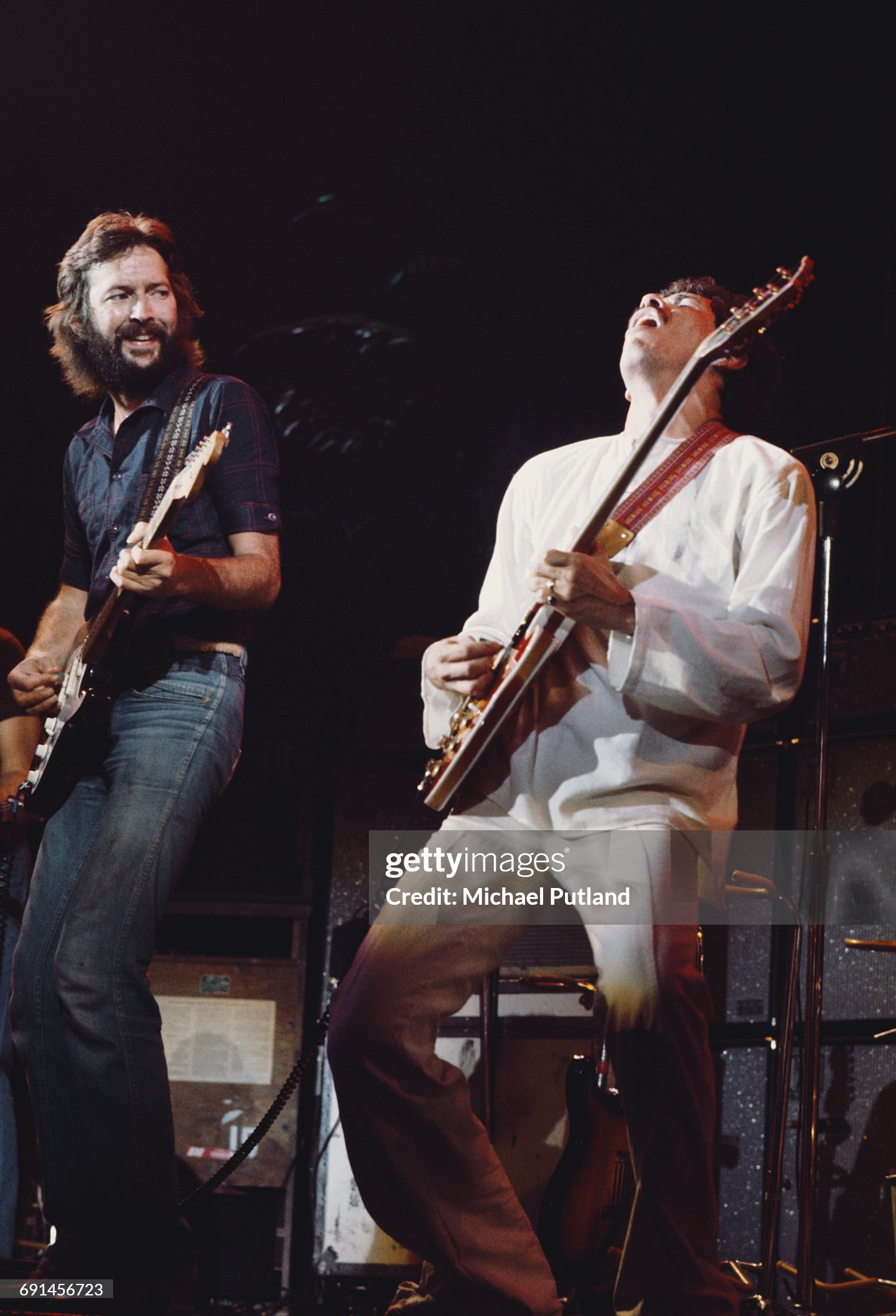 Carlos Santana & Eric Clapton (1975)