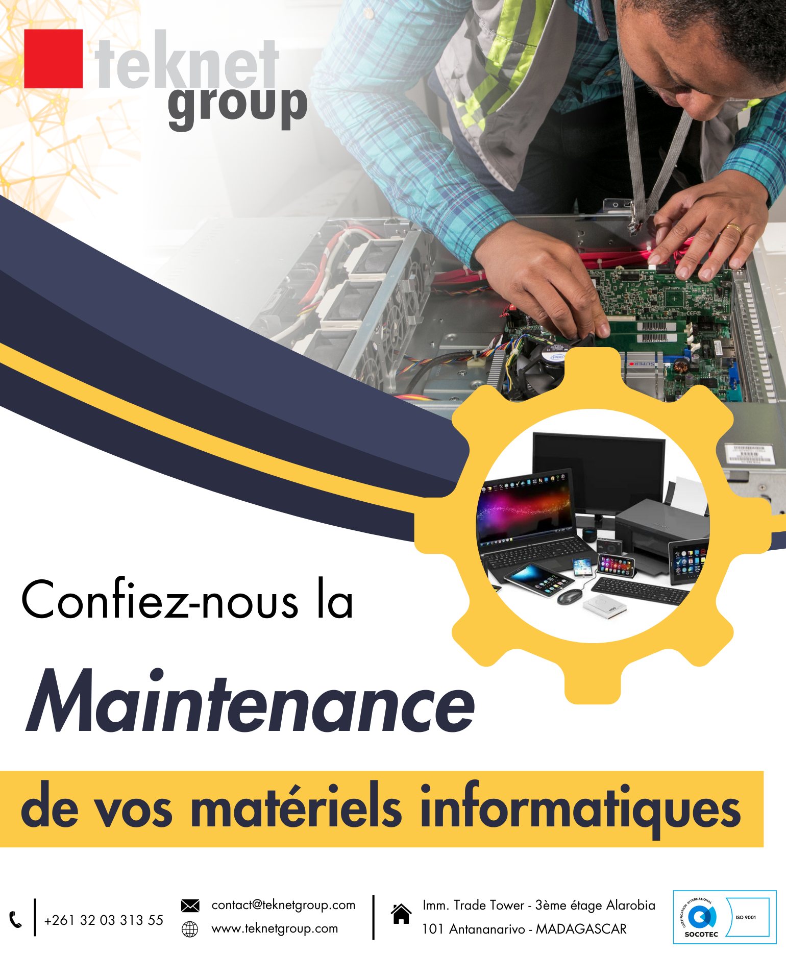 TeknetGroup - 𝐂𝐨𝐧𝐟𝐢𝐞𝐳-𝐧𝐨𝐮𝐬 𝐥𝐚 𝐦𝐚𝐢𝐧𝐭𝐞𝐧𝐚𝐧𝐜𝐞 𝐝𝐞 𝐯𝐨𝐬 𝐦𝐚𝐭é𝐫𝐢𝐞𝐥𝐬 ...
