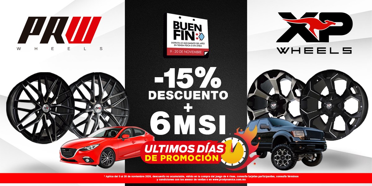 Llantas Prodynamics Torreón - 🔥ULTIMOS DÍAS DE PROMOCIONES DE BUEN FIN🔥 ...