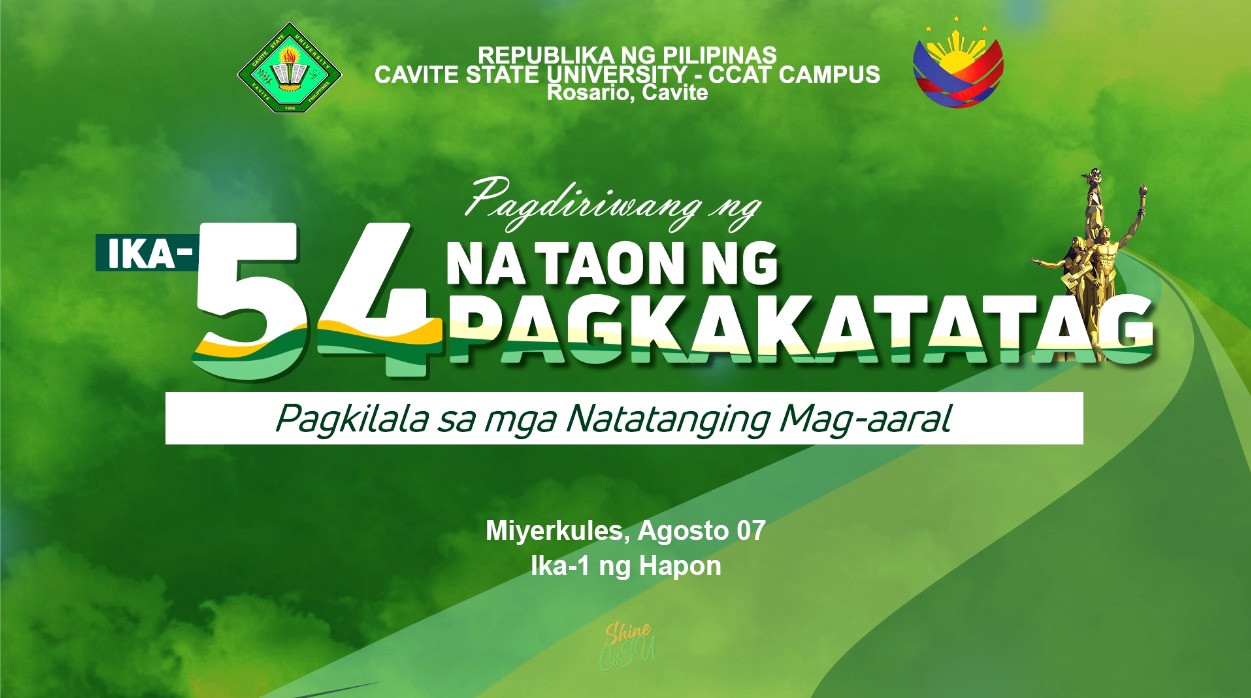 Sa... - Cavite State University - CCAT Campus Library | Facebook