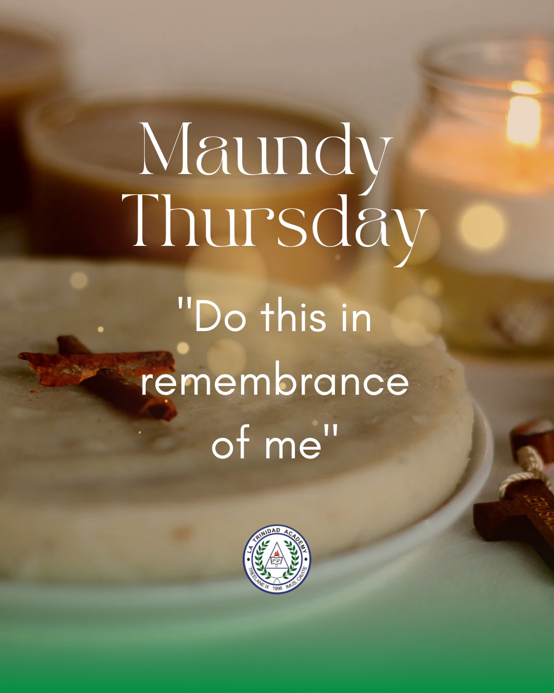 La - Today, we remember Maundy Thursday, the day Jesus shared the Last ...
