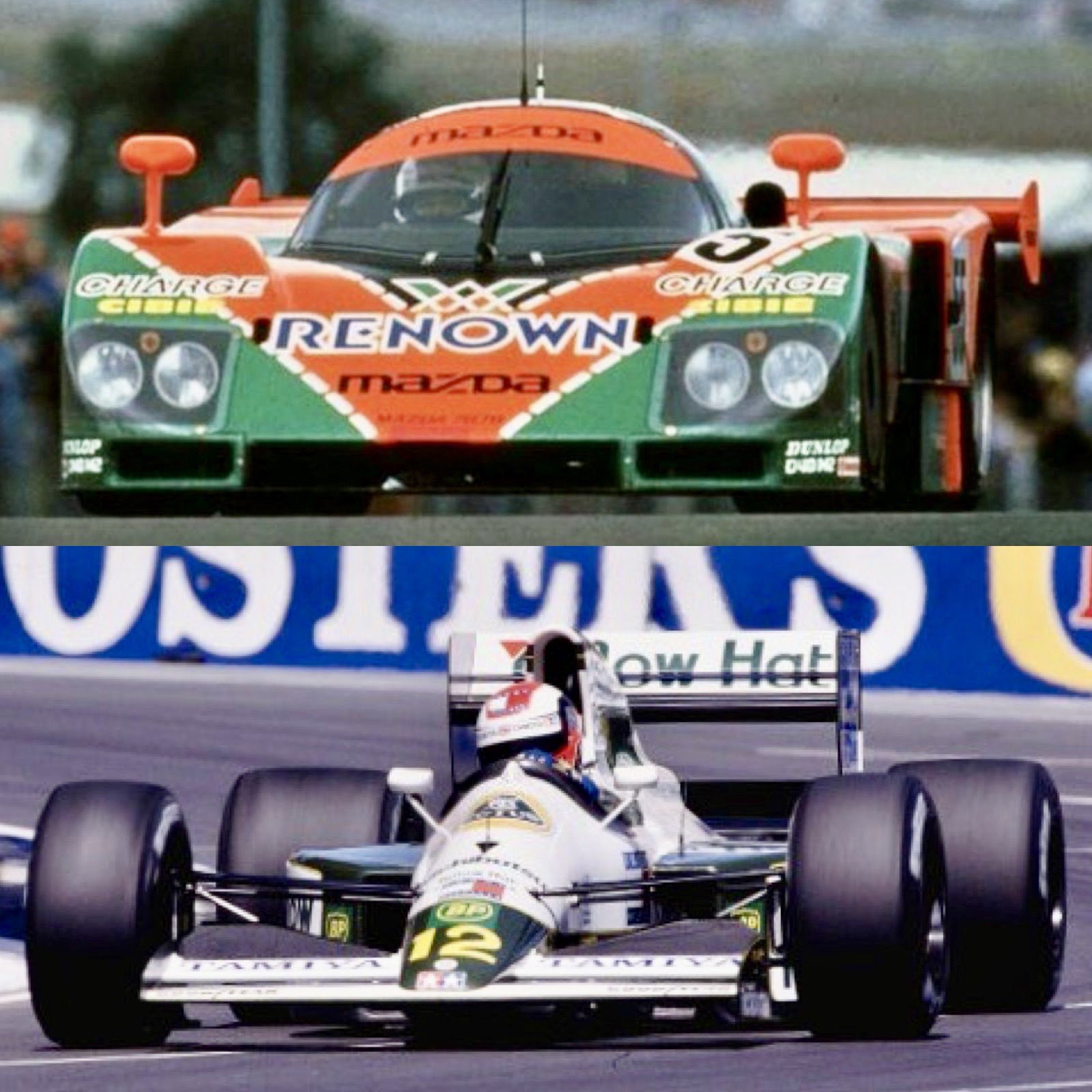 Johnny Herbert's Lotus 102B-Judd at 1991 Australian GP