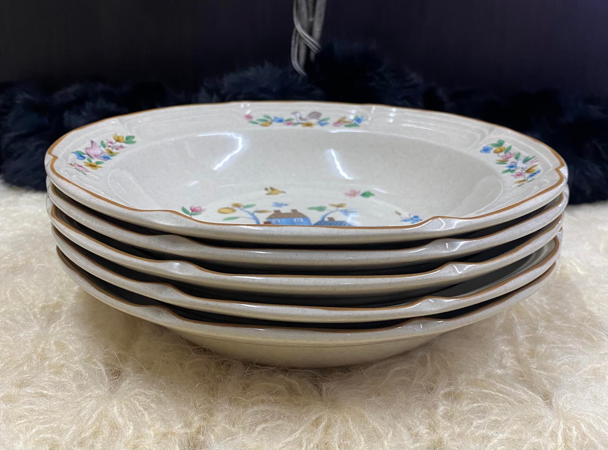American Country Heartland Collection by Yamaka 5pcs deep pasta 