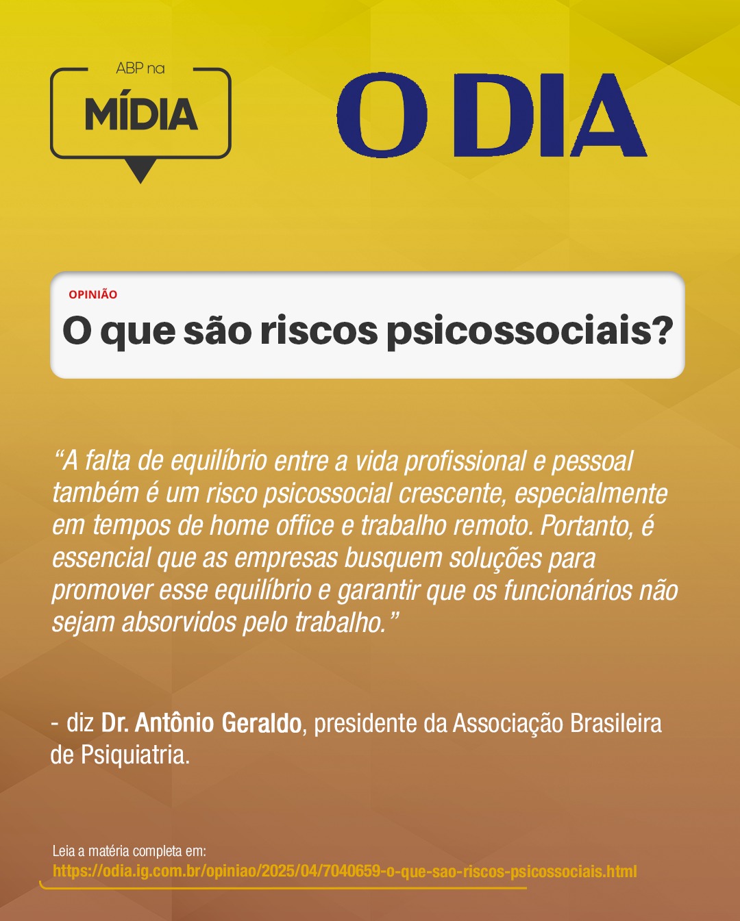 Associação - Você sabe o que são riscos psicossociais? A crescente ...