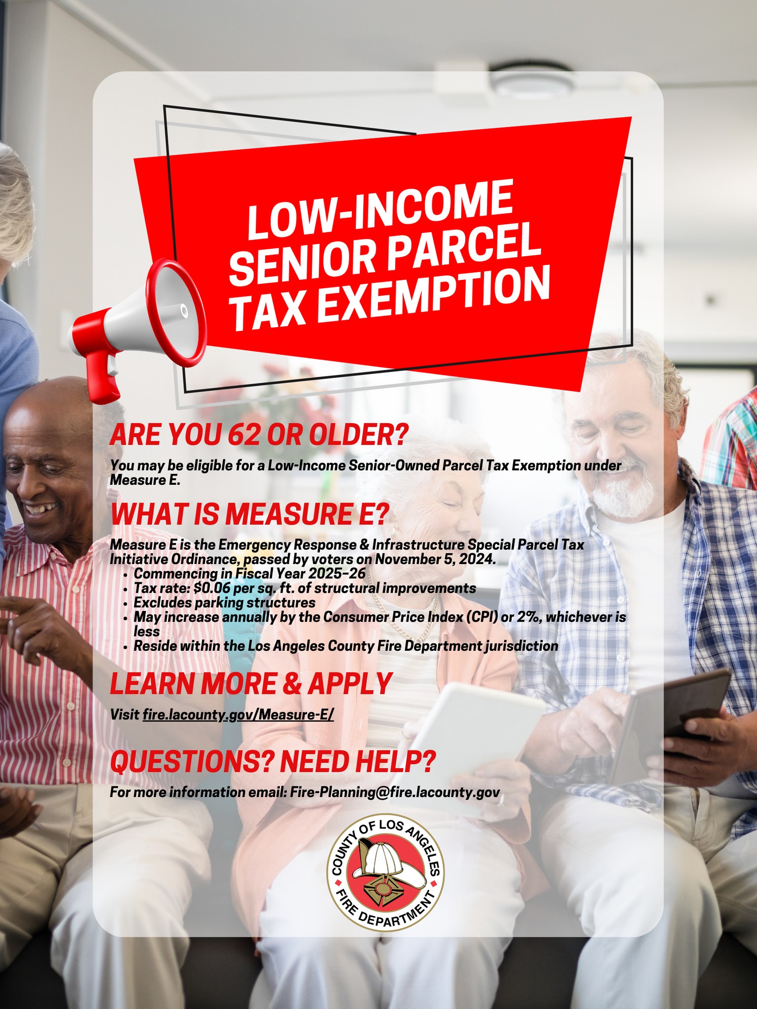 L.A. - Are you 62 or older? You may be eligible for a Low-Income Senior ...
