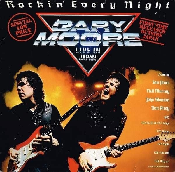 Gary Moore during the 'Corridors of Power' Tour in Japan 1983
