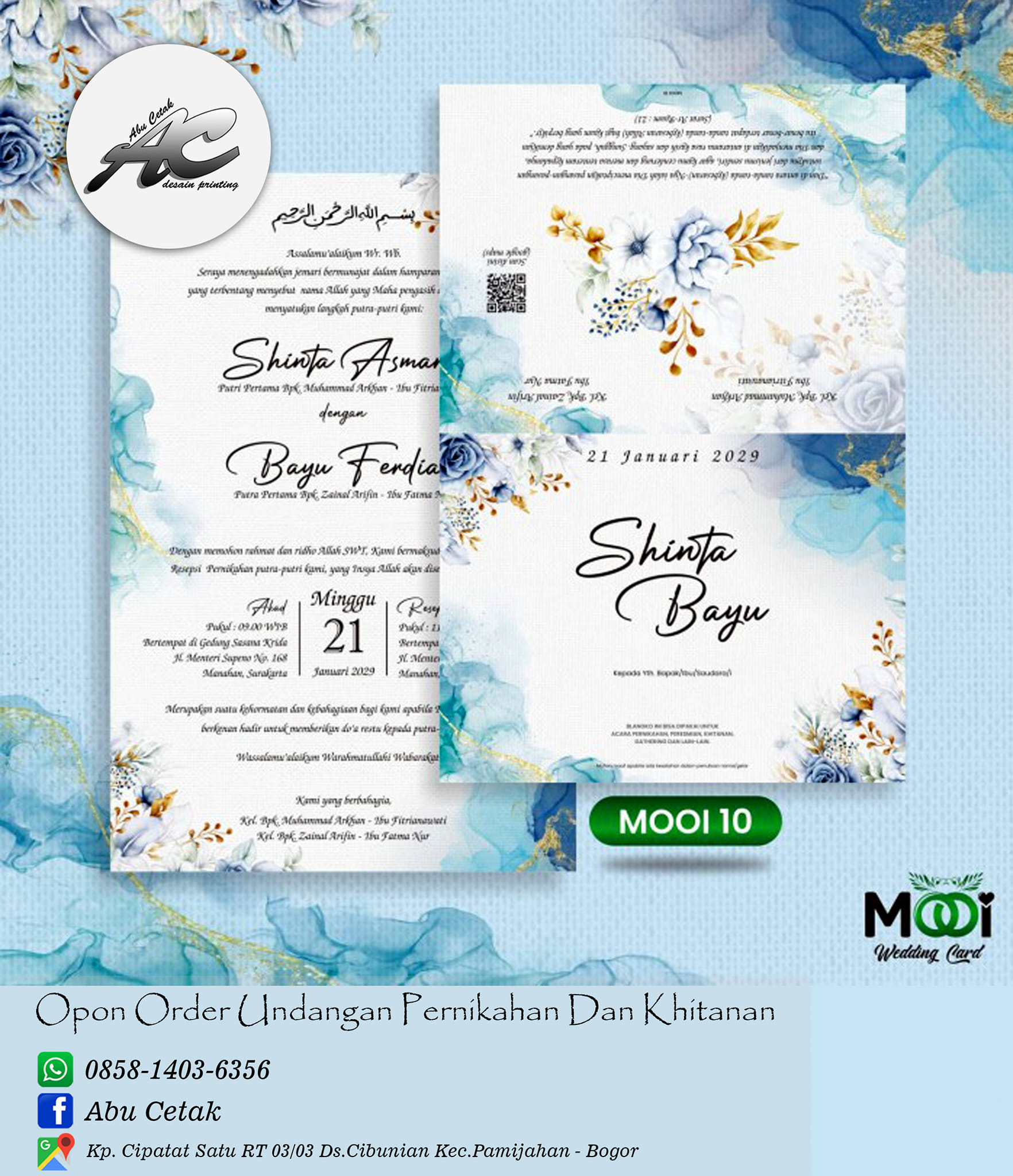 Abu - 🌻Code Undangan Raffa Mooi 10 Harga sudah termasuk undangan ...