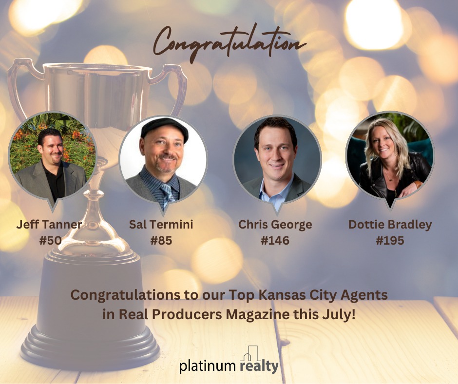 Platinum - 👏 Congratulations to our Top Kansas City Agents in Real ...