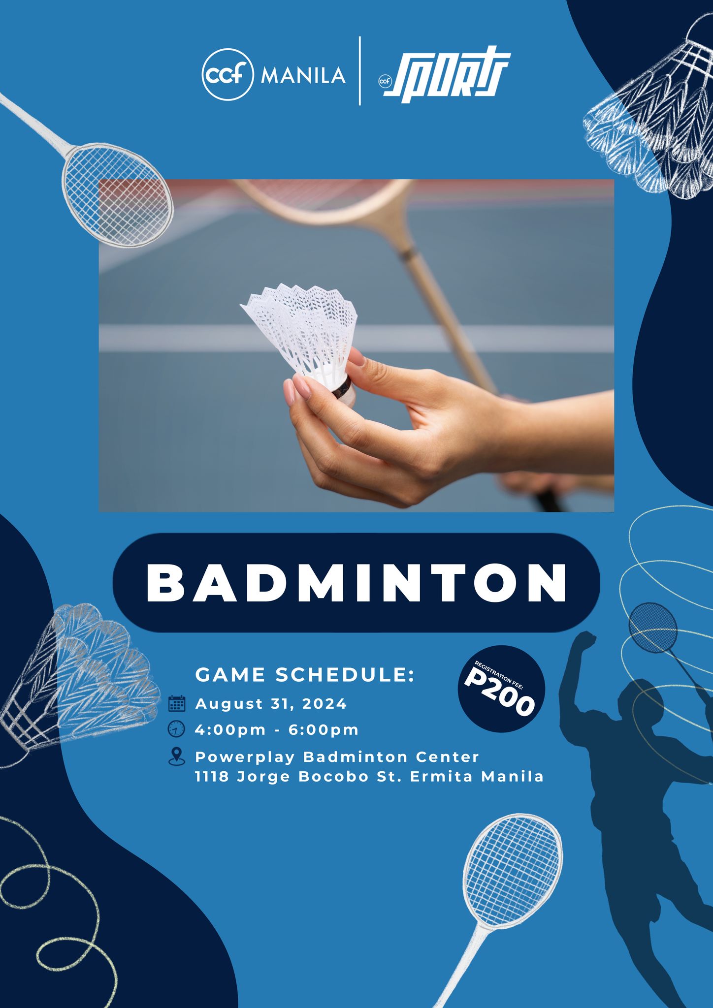 CCF - When you think of badminton, what words come to mind? Shuttlecock ...