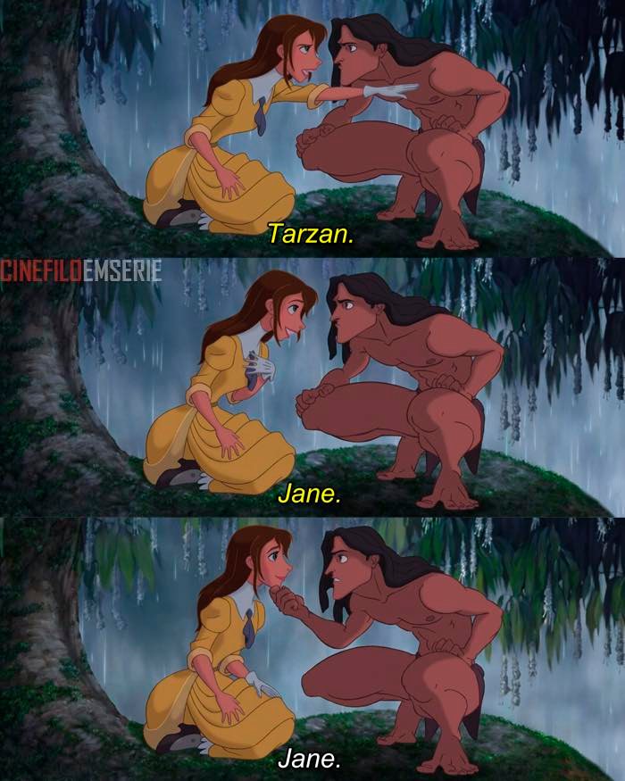 Cinéfilo - 🎞️ Tarzan (1999) #moviequotes #cinefiloemserie #cinema # ...