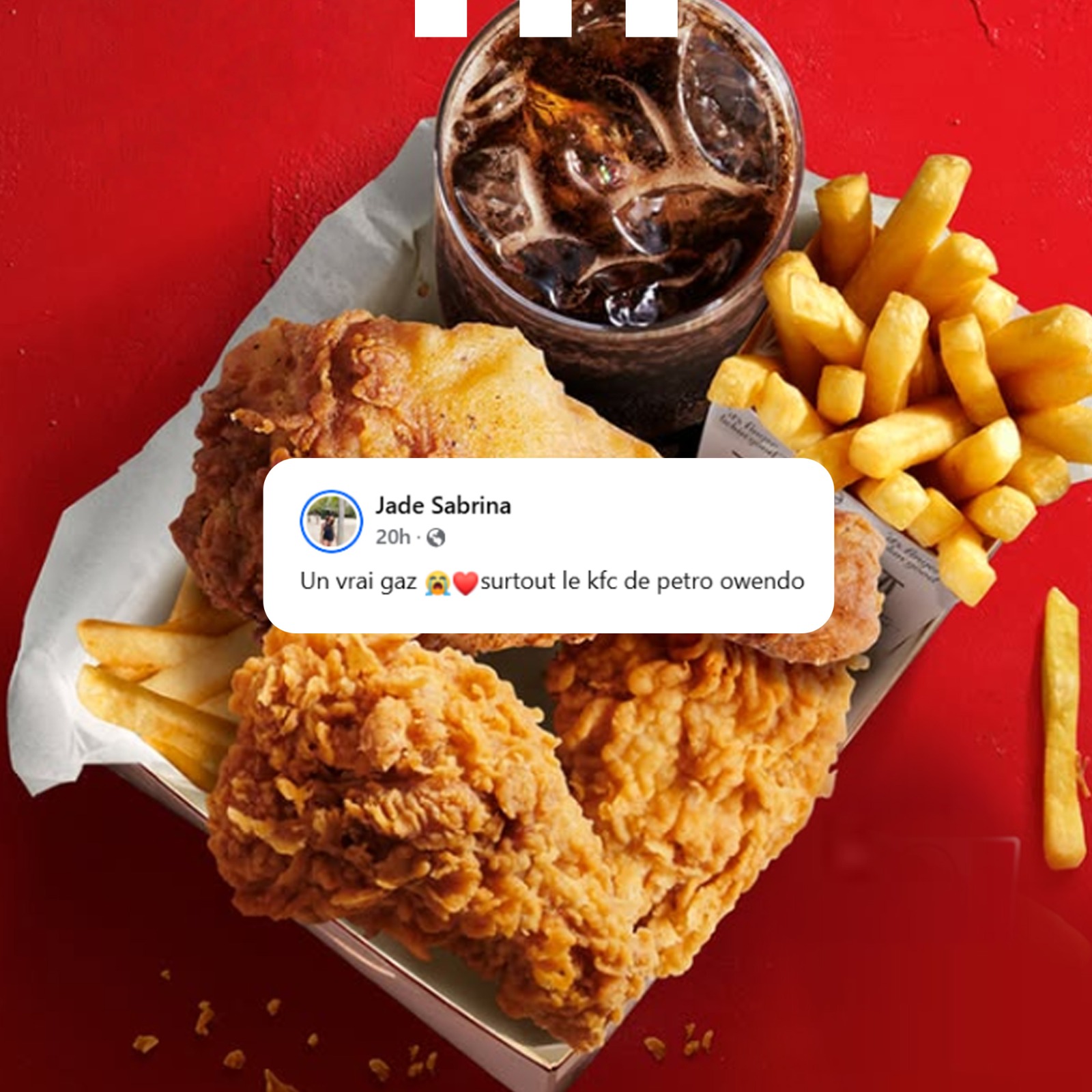 KFC - Sabrina a confirmé le code 🍗🔥 #kfcgabon #Gabon #KFC | Facebook