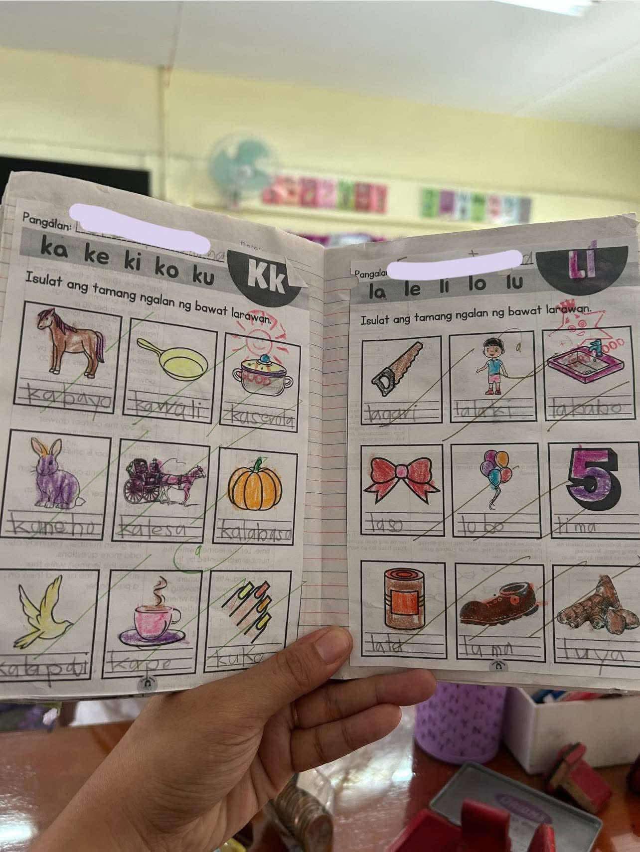 TAGA DepED AKO GRADE ONE | Mga Pantig Worksheet at Pagbaybay(Spelling ...