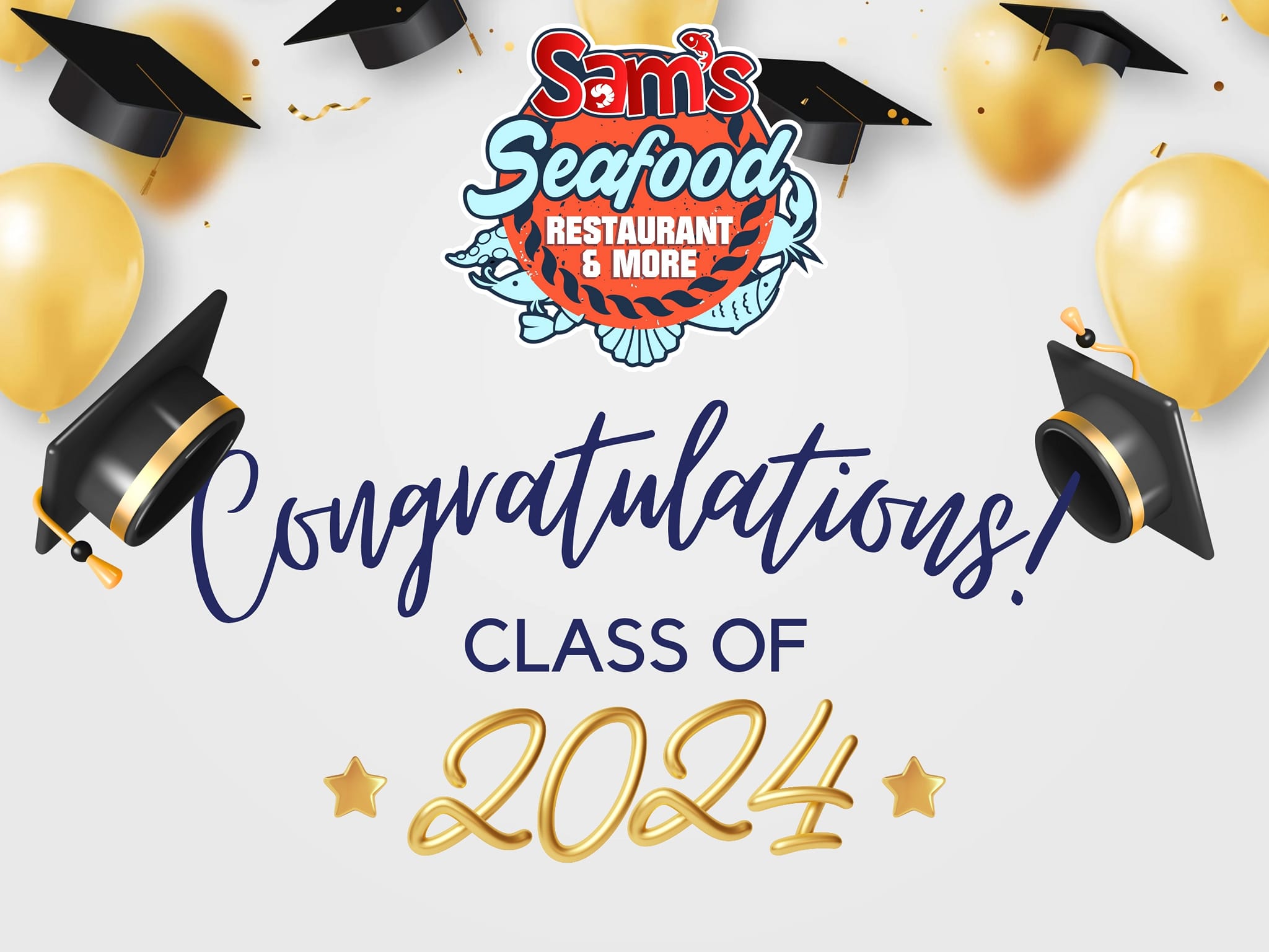 Congratulations to the... - Sam’s Seafood Restaurant & More