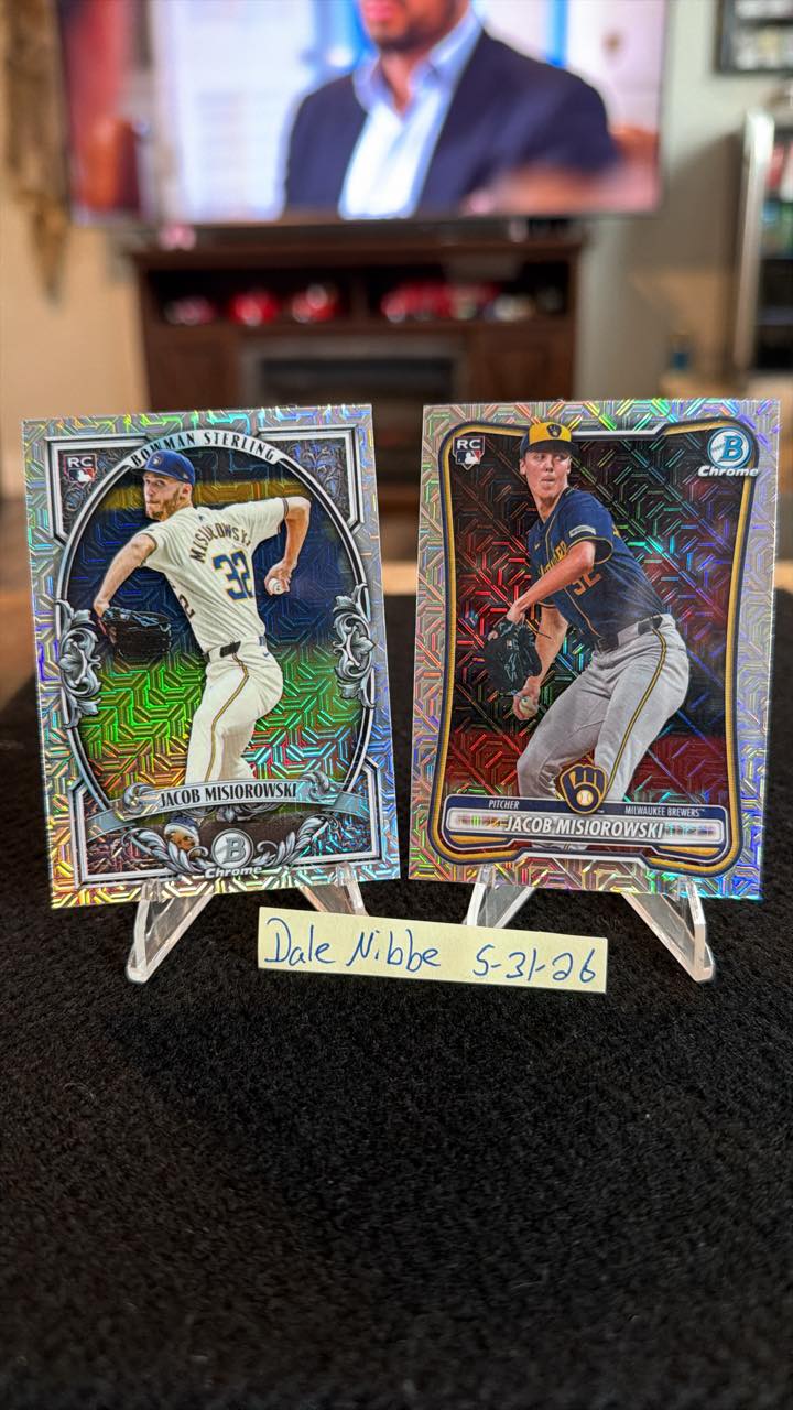 Jacob Misiorowski & Jackson Chourio dual relic autograph in 2026