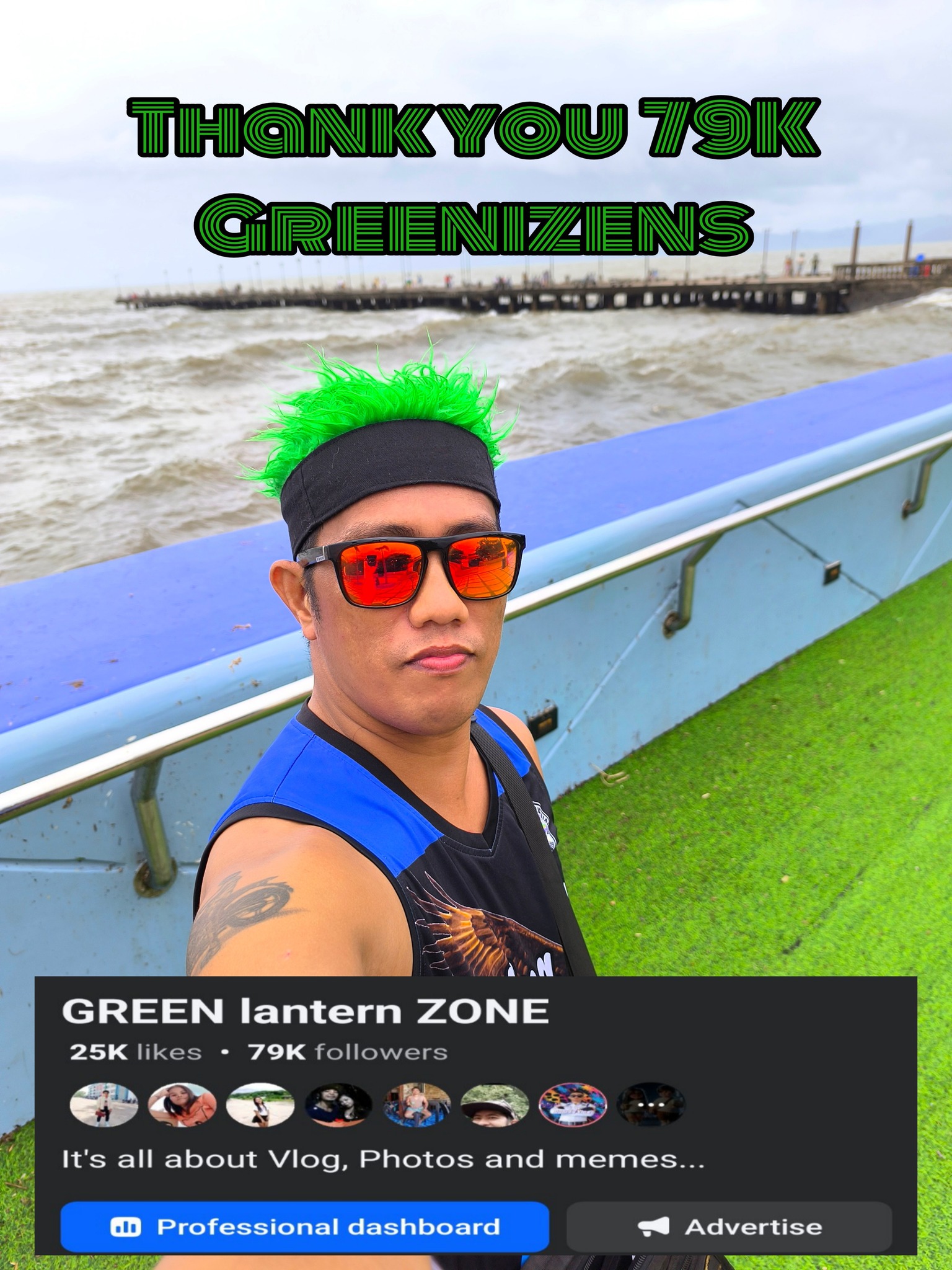 GREEN - Isang 79K na pasasalamat sa lahat.. Good Morning GREENizens ...