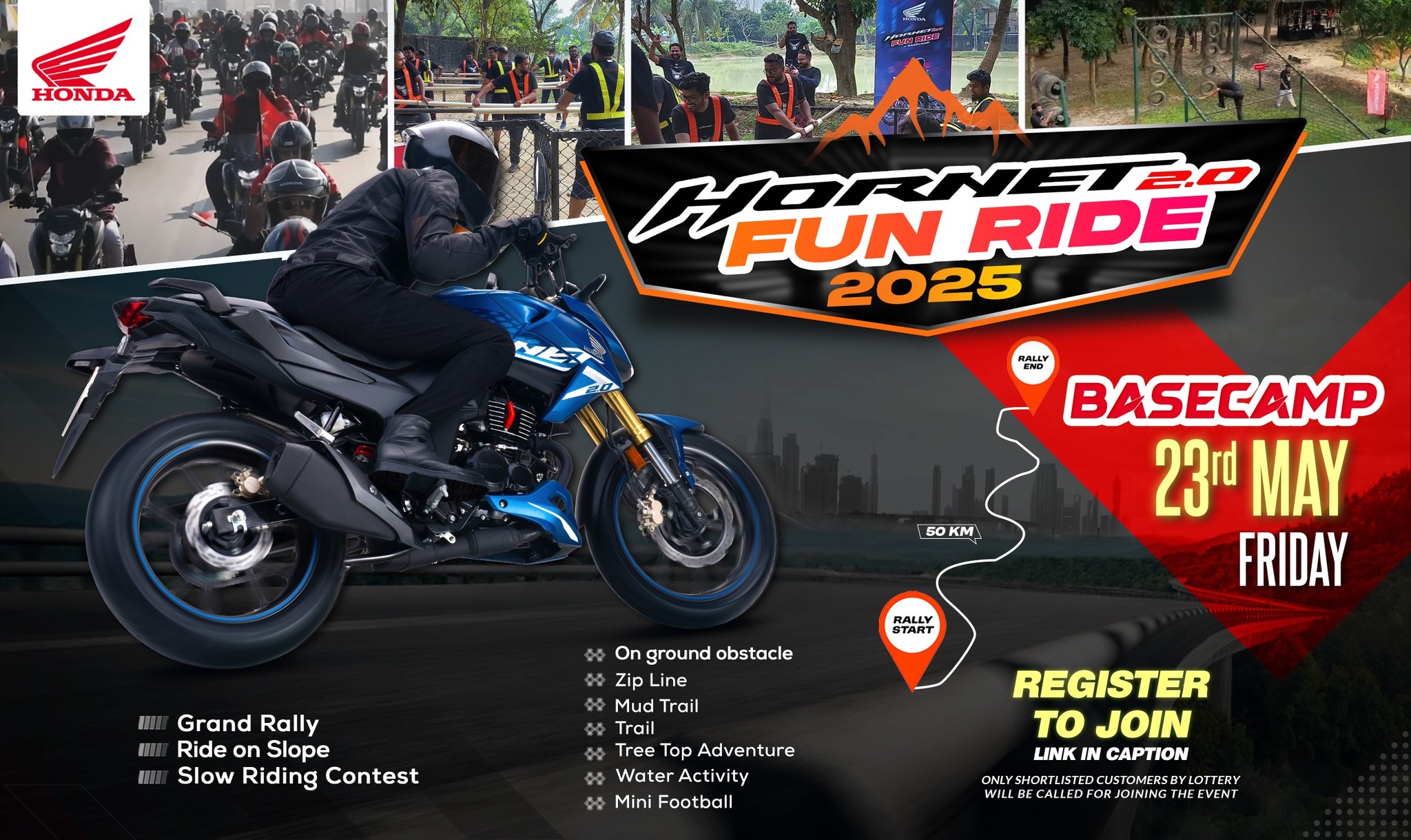 Bangladesh - Get ready for the Hornet 2.0 Fun Ride 2025 at Basecamp ...