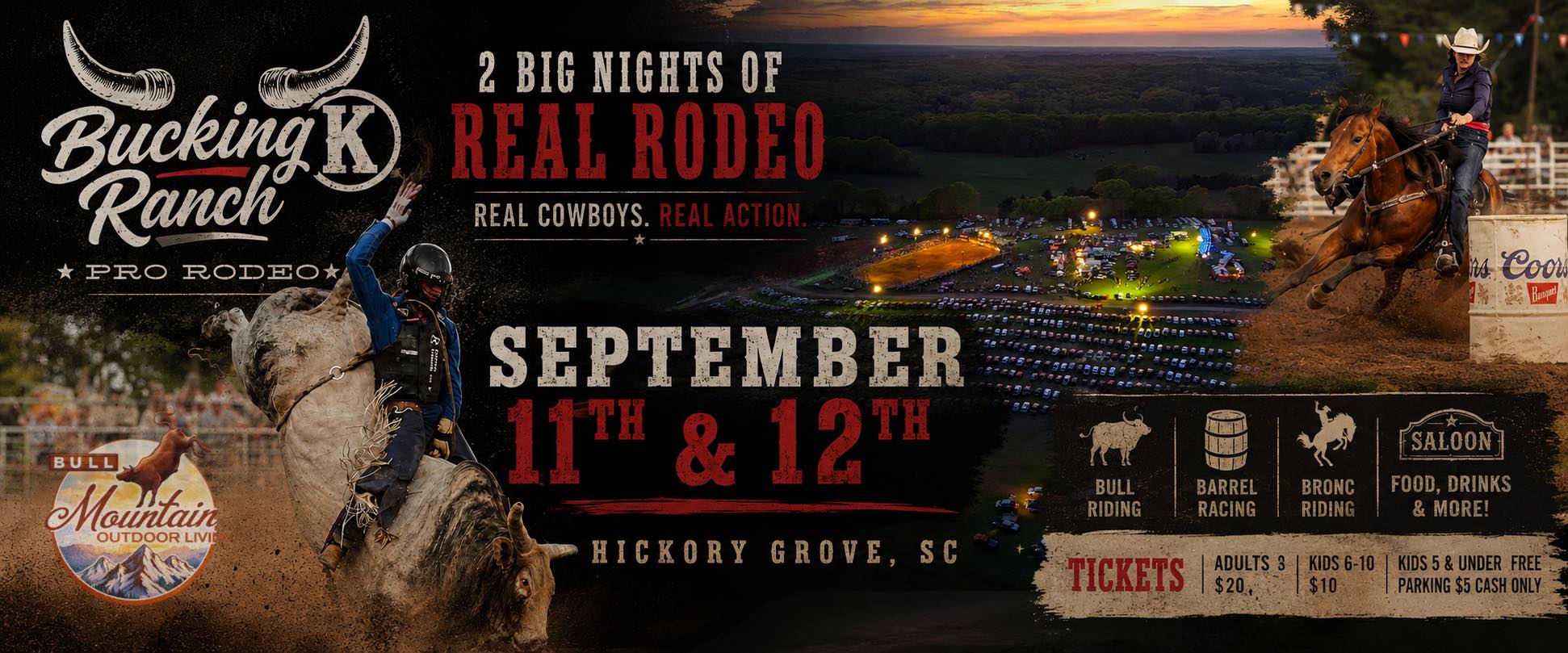 Two nights of professional rodeo action... - Blythewood RODEO | Facebook