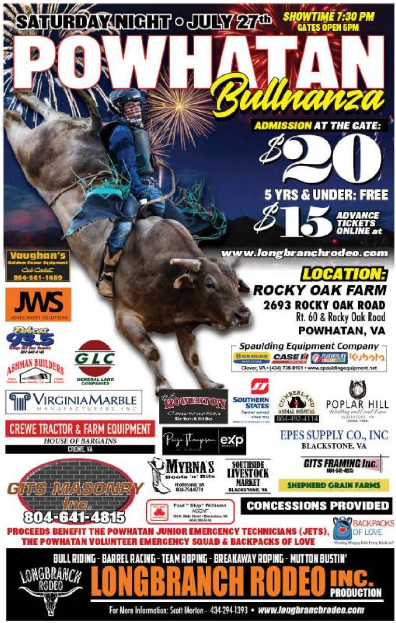 26 days from our July Powhatan... - Longbranch Rodeo Inc.