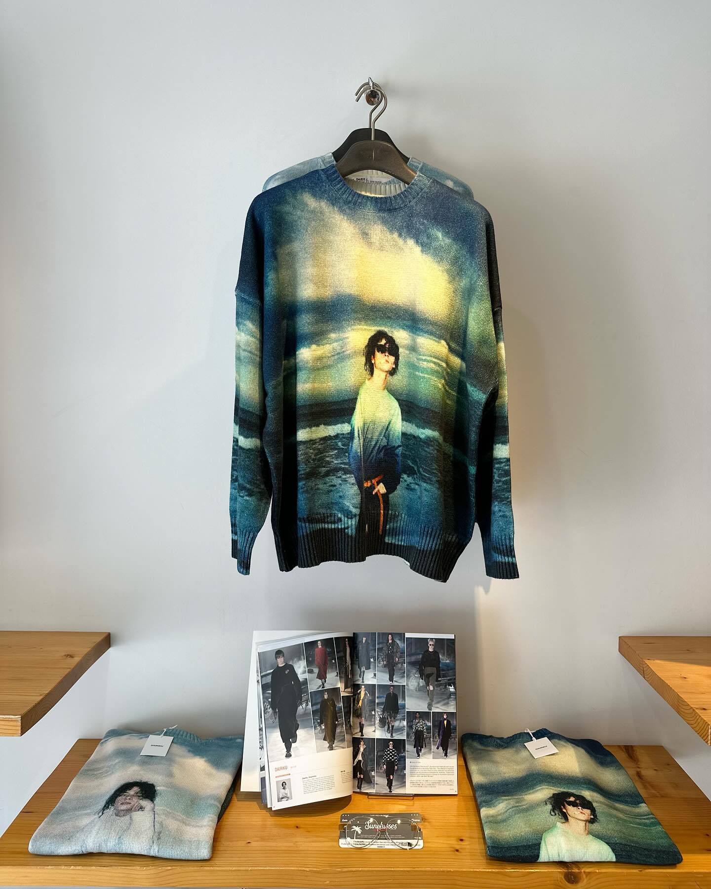 18SS“ Photo Pullover Knit night dairiku | ヤマダウェブコム