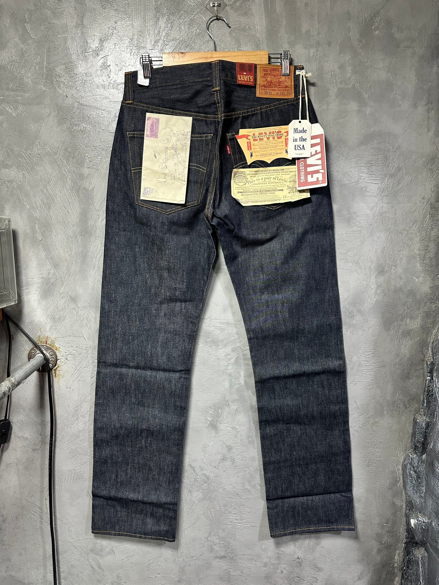 Levi's 501XX 501 Lot: 66501 ( LVC 1966 ) Size 34