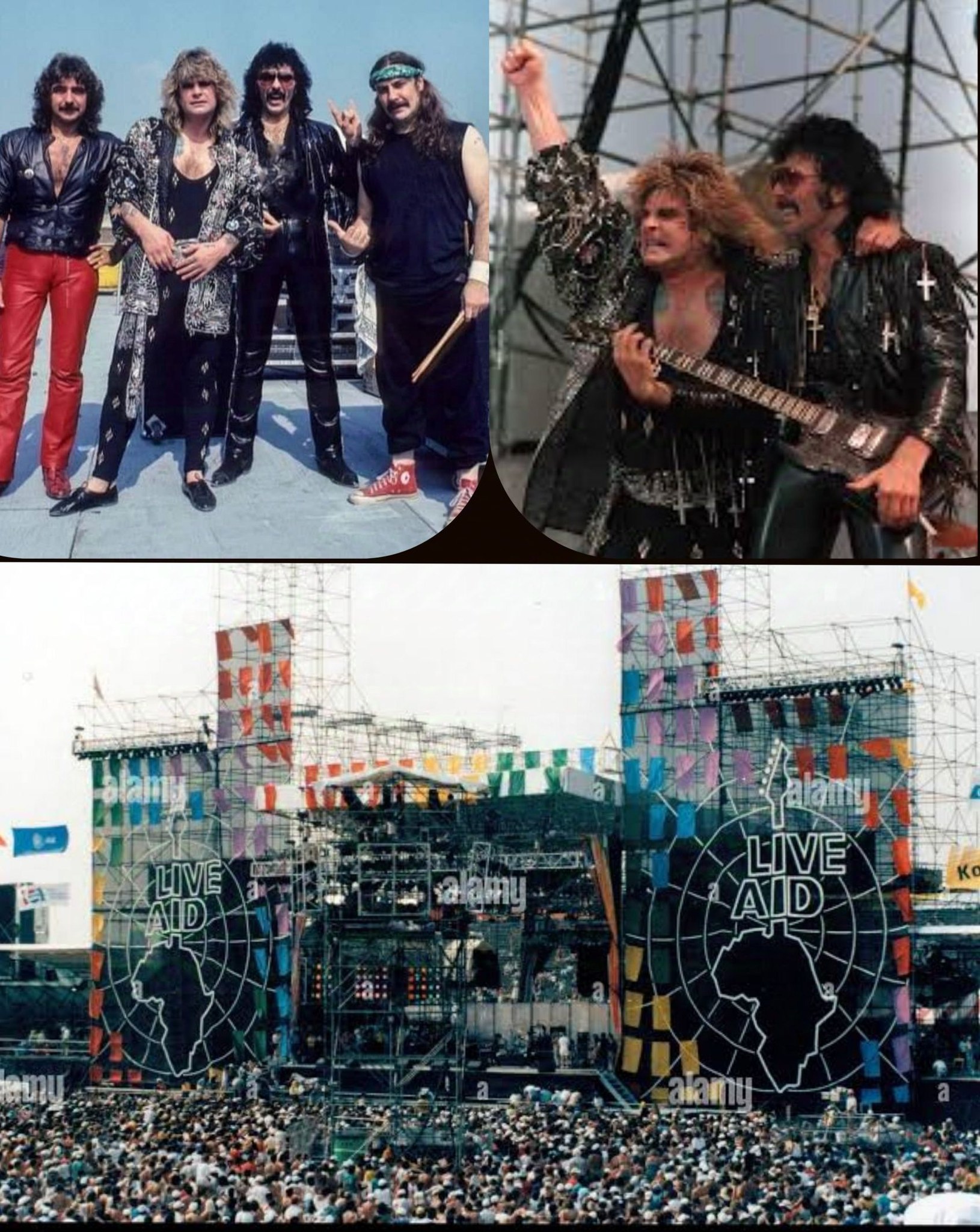 At Live Aid on July 13, 1985, Black Sabbath's original lineup