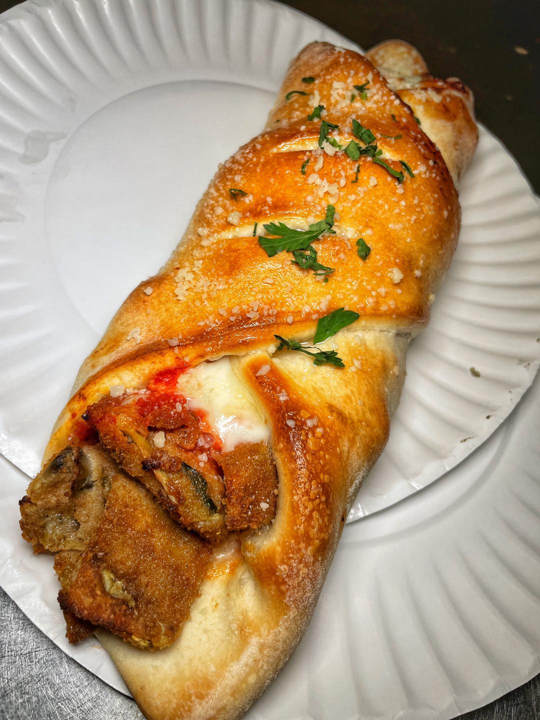🔥 When the edges have that... - Mario's Pizzeria of Commack