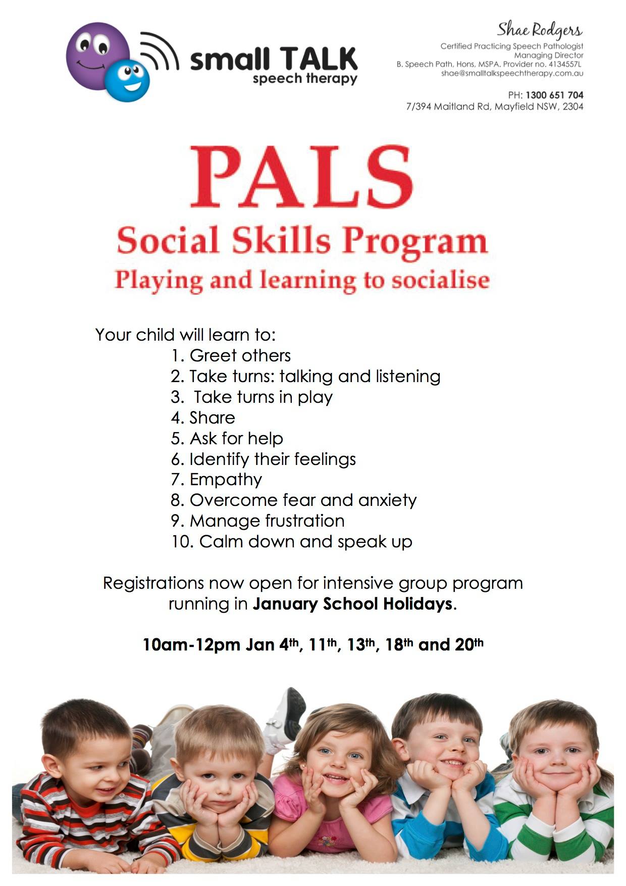 Is your preschooler starting... - Small TALK speech therapy