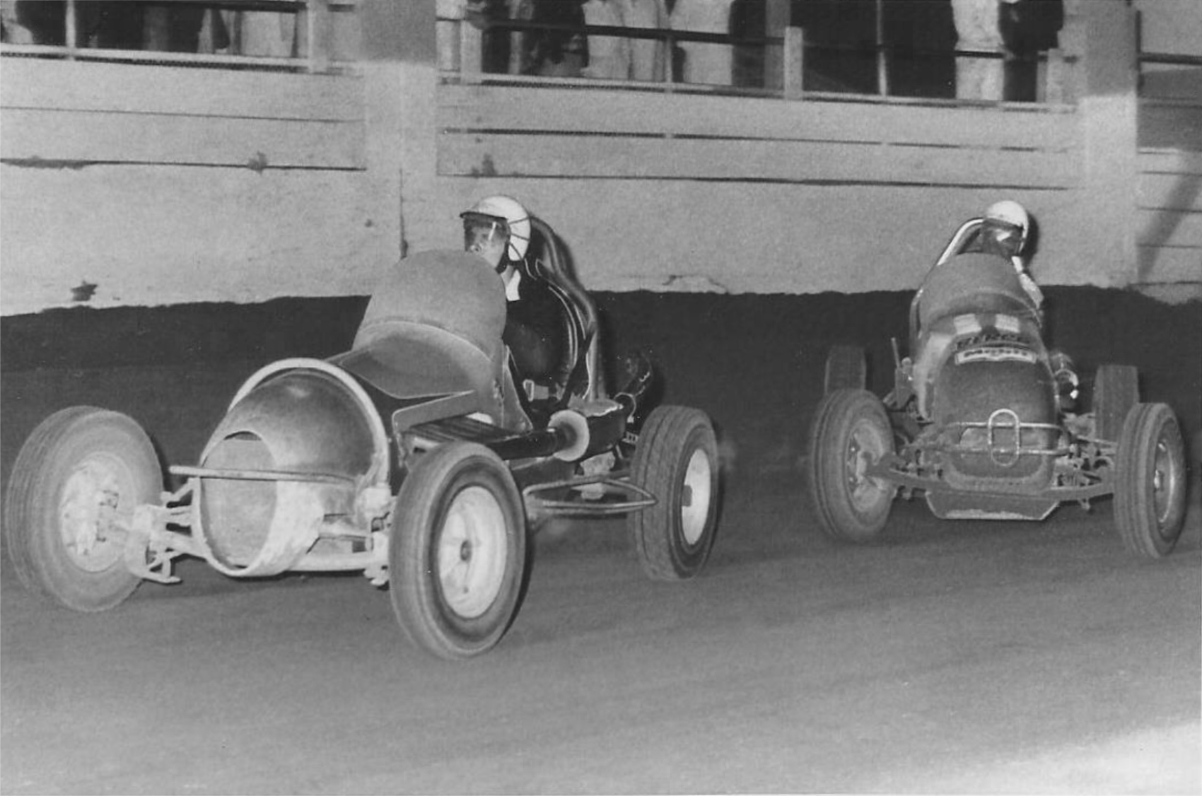 Max Monk and Howard Revell in... - Speedway Past Australia