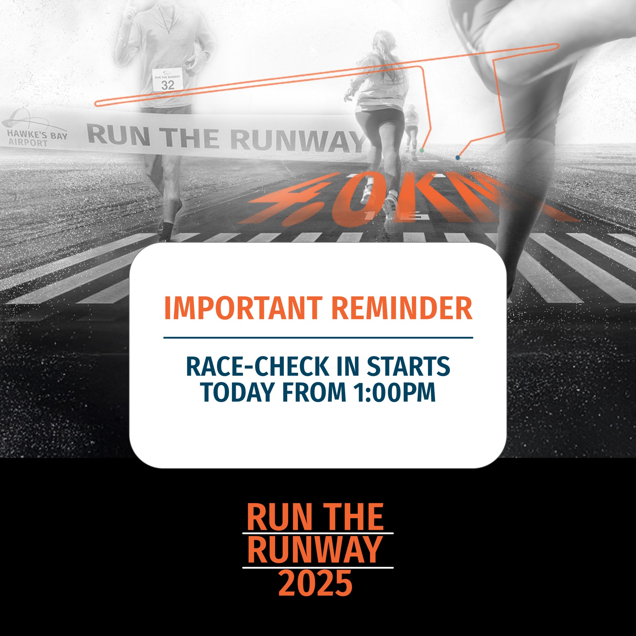 Hawke's - Race check-in is now open for Run the Runway 2025. 🏃‍♀️ If ...
