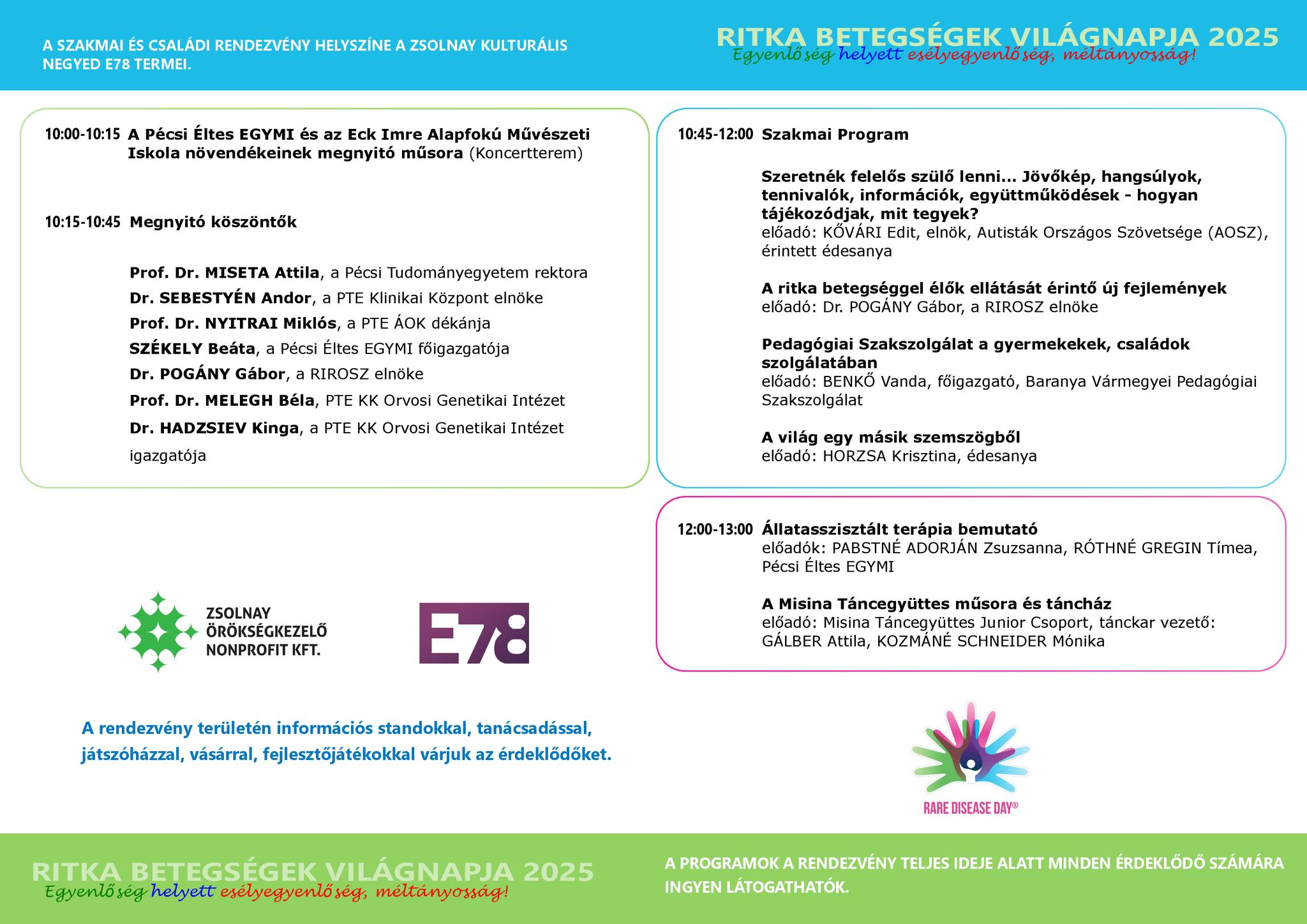 Ritka Betegségek... - Ritka Betegségek Világnapja - Pécs