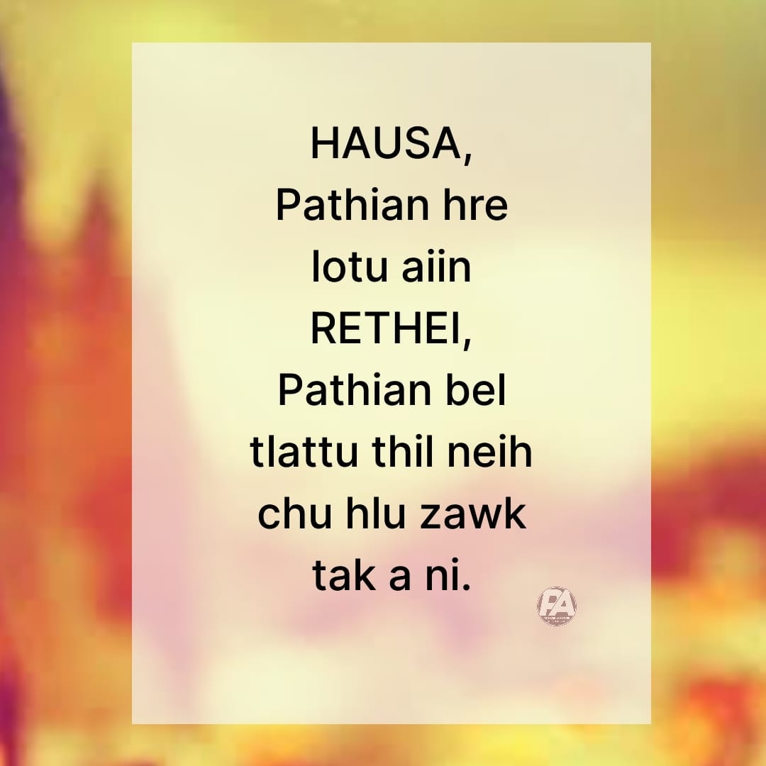 Promise - *KHAM KHAWP TE TE :* THIL NEIH HLU Mi hausa, sum leh pai ngah ...