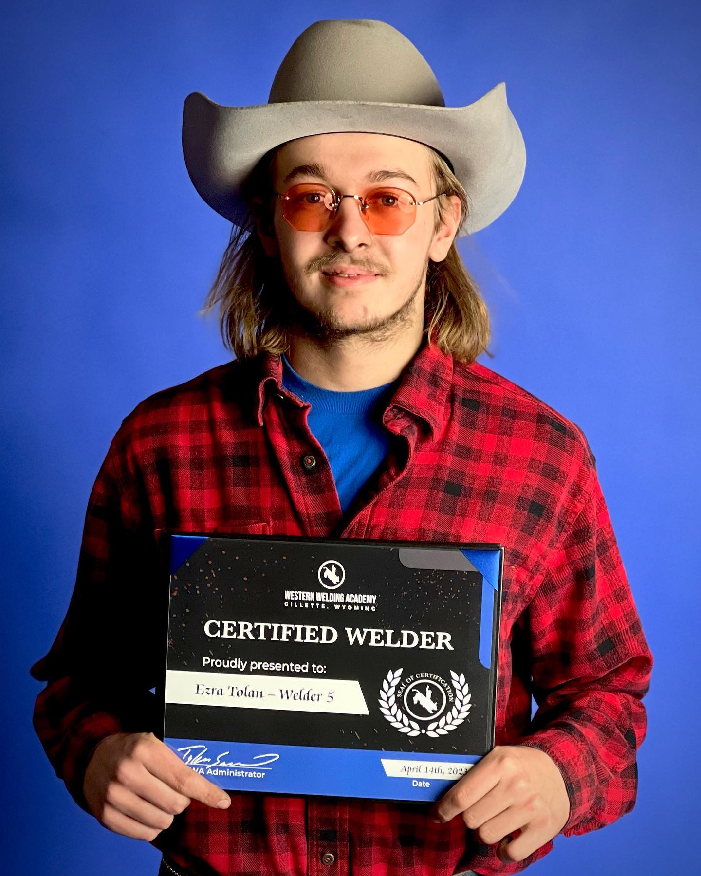 Western Welding Academy - This young man put in some good hard work ...