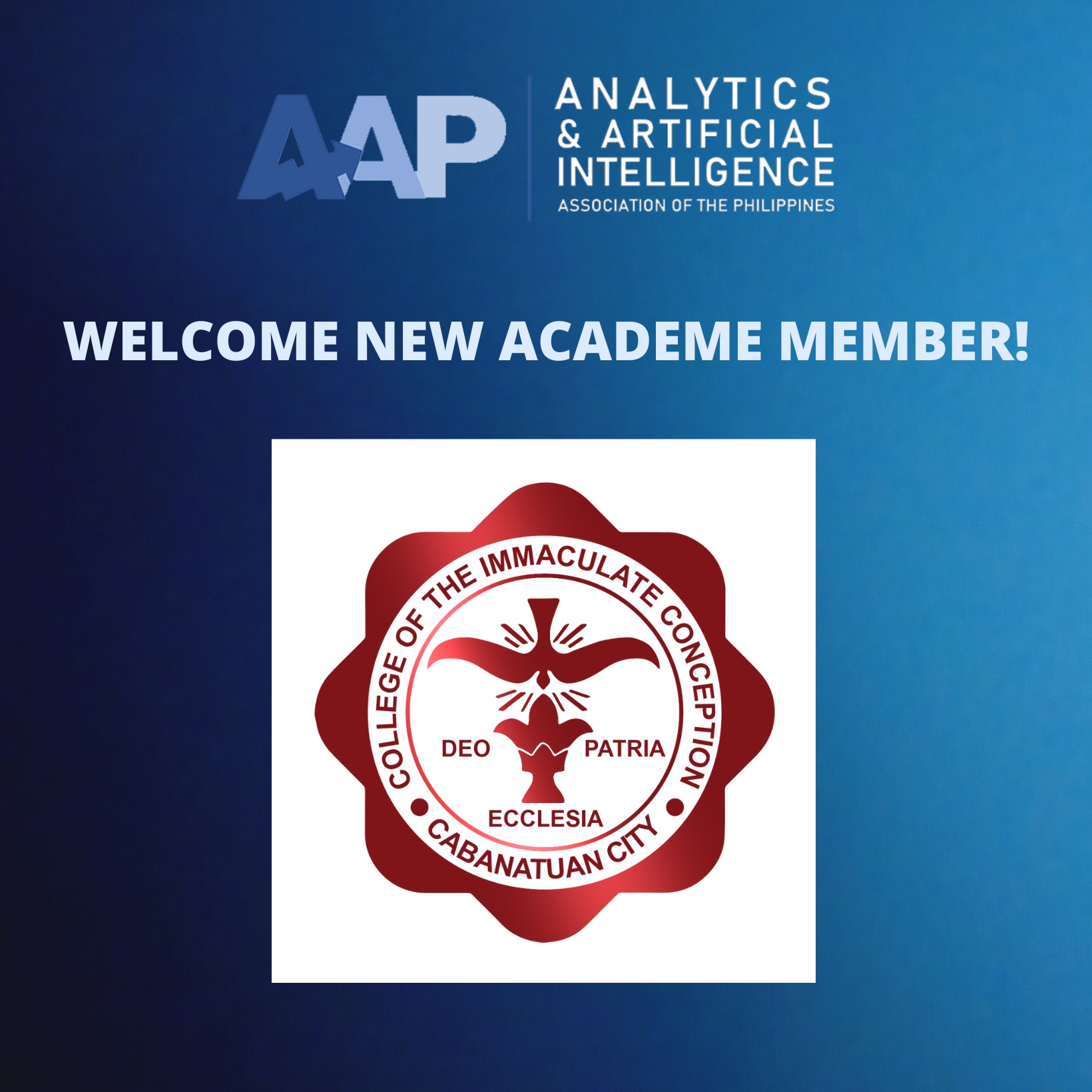 The AAP gladly welcomes College of the Immaculate Conception ...