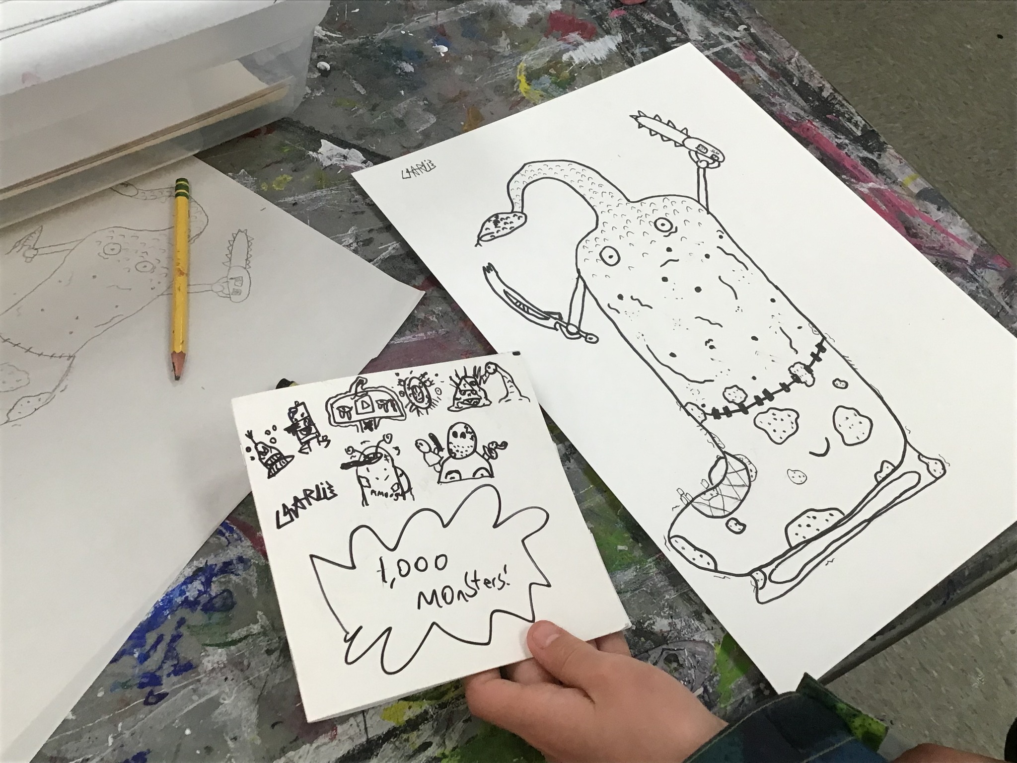 Charlie's favorite monsters from the... - One River School