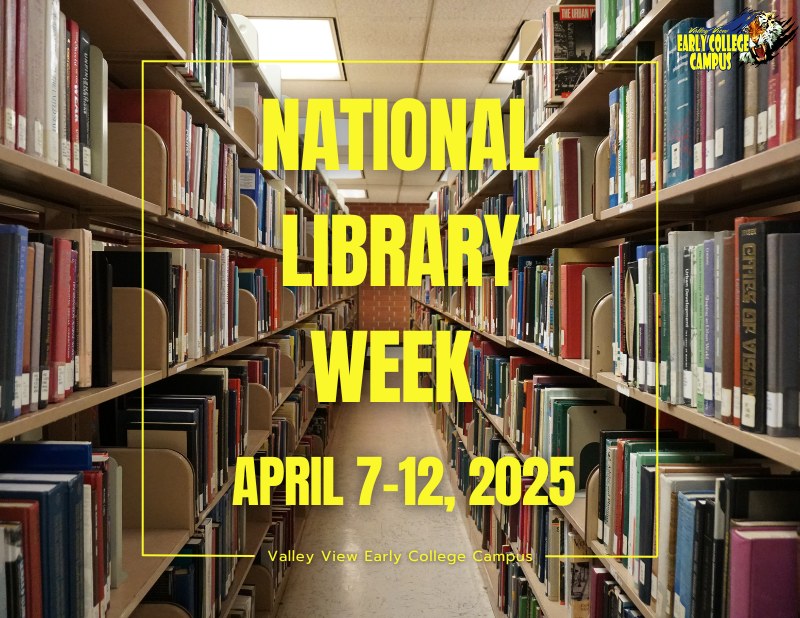 Valley - VVECC is excited to celebrate National Library Week from April ...