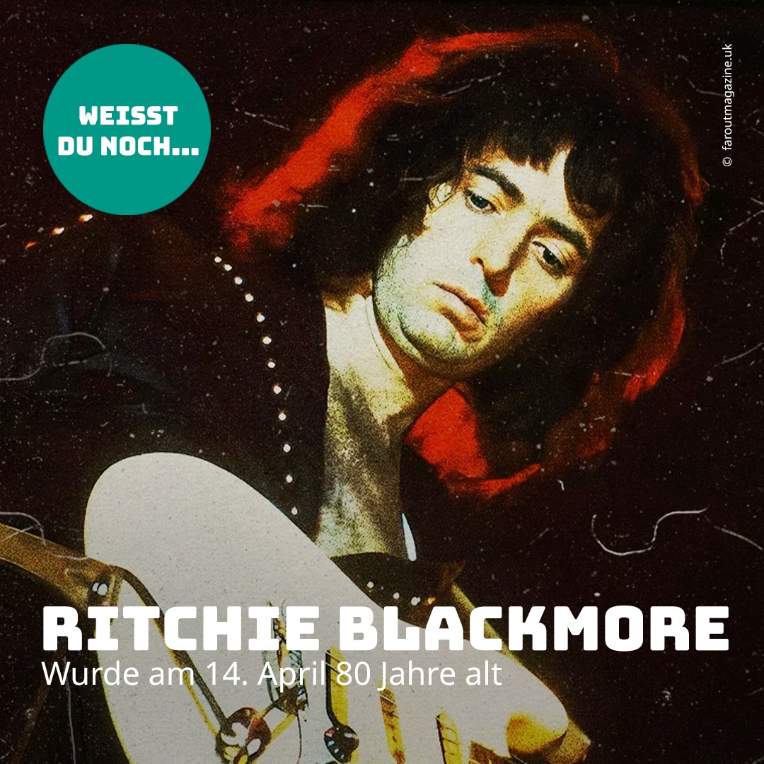 Absolut Radio - 📅 Ritchie Blackmore wurde diese Woche 80... | Facebook