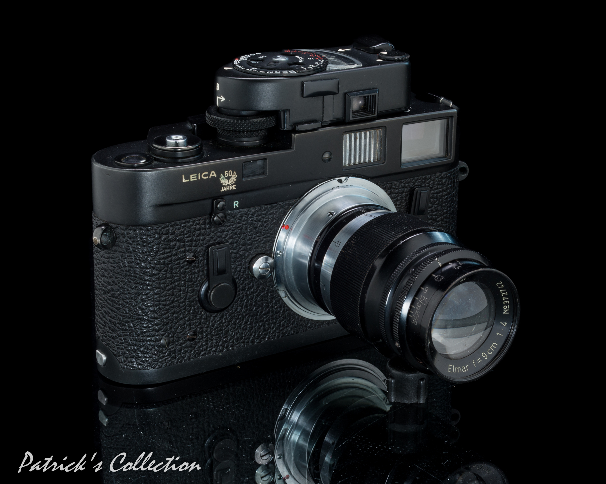 Leica M4 rangefinder camera (50th anniversary version) with 