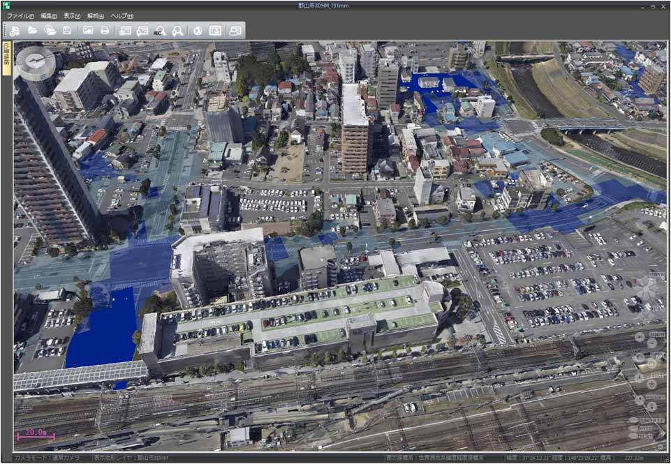 アジア航測株式会社 東京ビッグサイトで行われている下水道研究発表会で あす ３次元浸水ハザードマップ について発表します 第52回 下水道研究発表会 口頭セッションs 5 6 3次元浸水ハザードマップ作成事例 福島県郡山市下水道部 住谷賢 常松歩美 鈴木