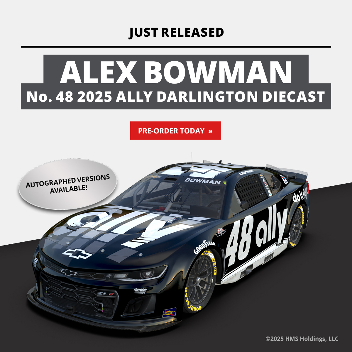 The 40th anniversary car die-casts are now available on our team