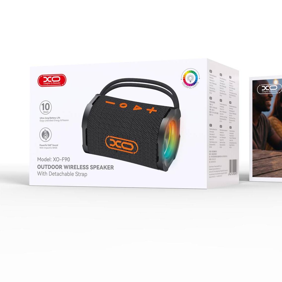 xo-F90 Outdoor Mini Portable Wireless Speaker (Supports USB/TF