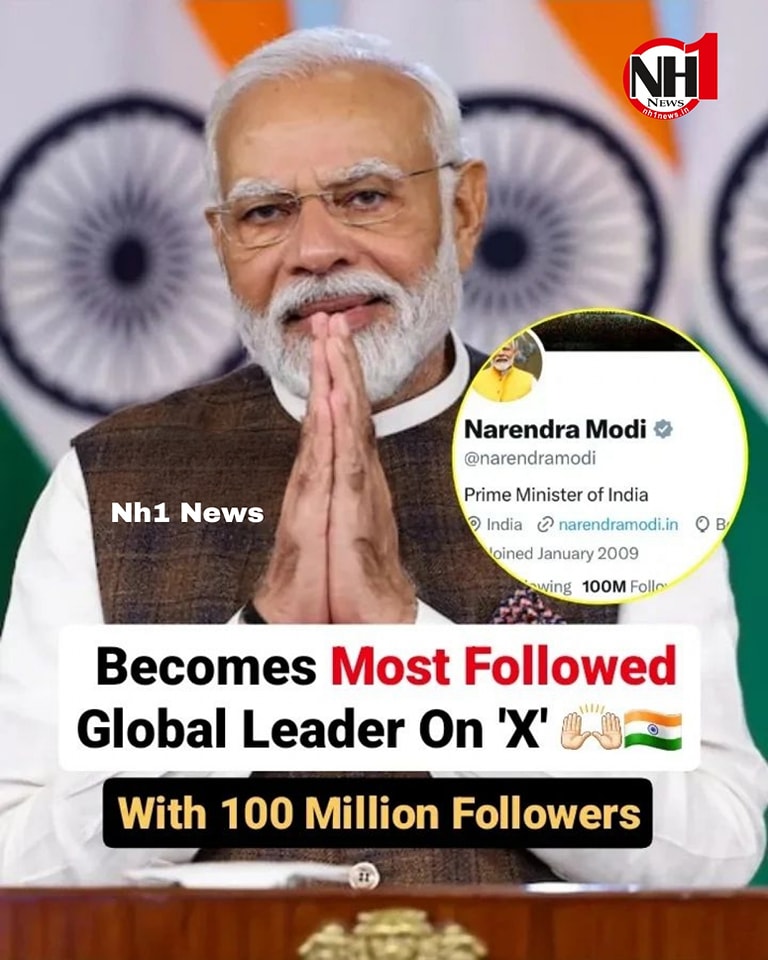 Nh1 - Prime Minister Narendra Modi on Sunday set a new milestone as he ...