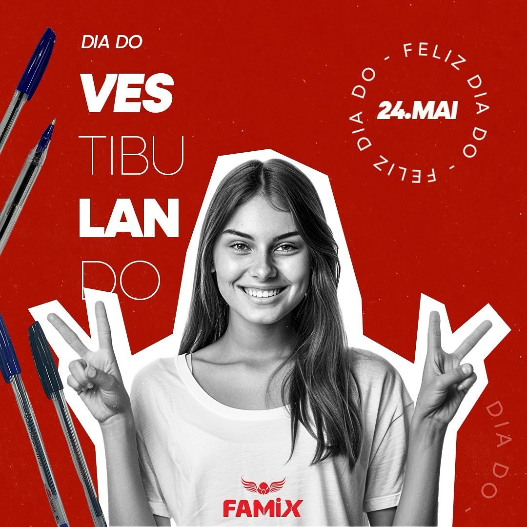 Grupo Famix - 📚 Feliz dia do Vestibulando! 📚 Hoje... | Facebook